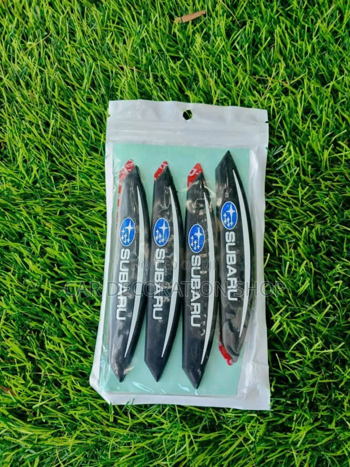 Rubber Door Guard With Subaru Logo 4pc
