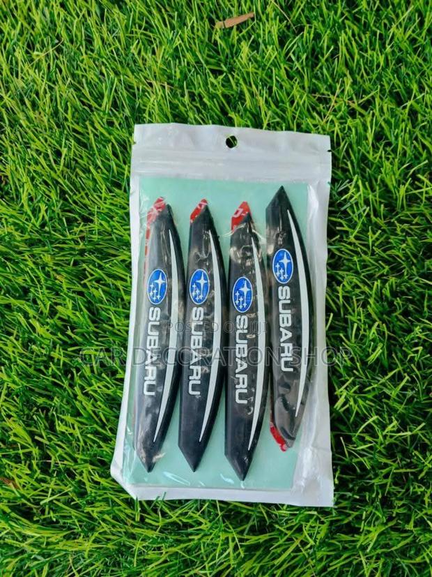 Rubber Door Guard With Subaru Logo 4pc