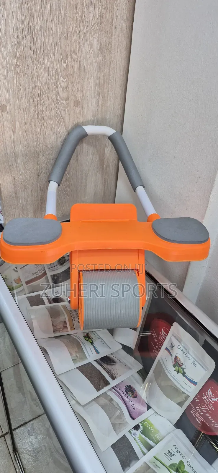 Rebound Ab Roller With Elbow Support Pad