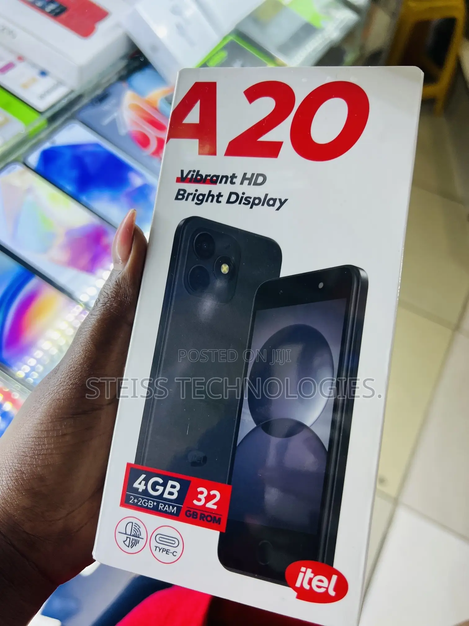 New Itel A04 32 GB Black