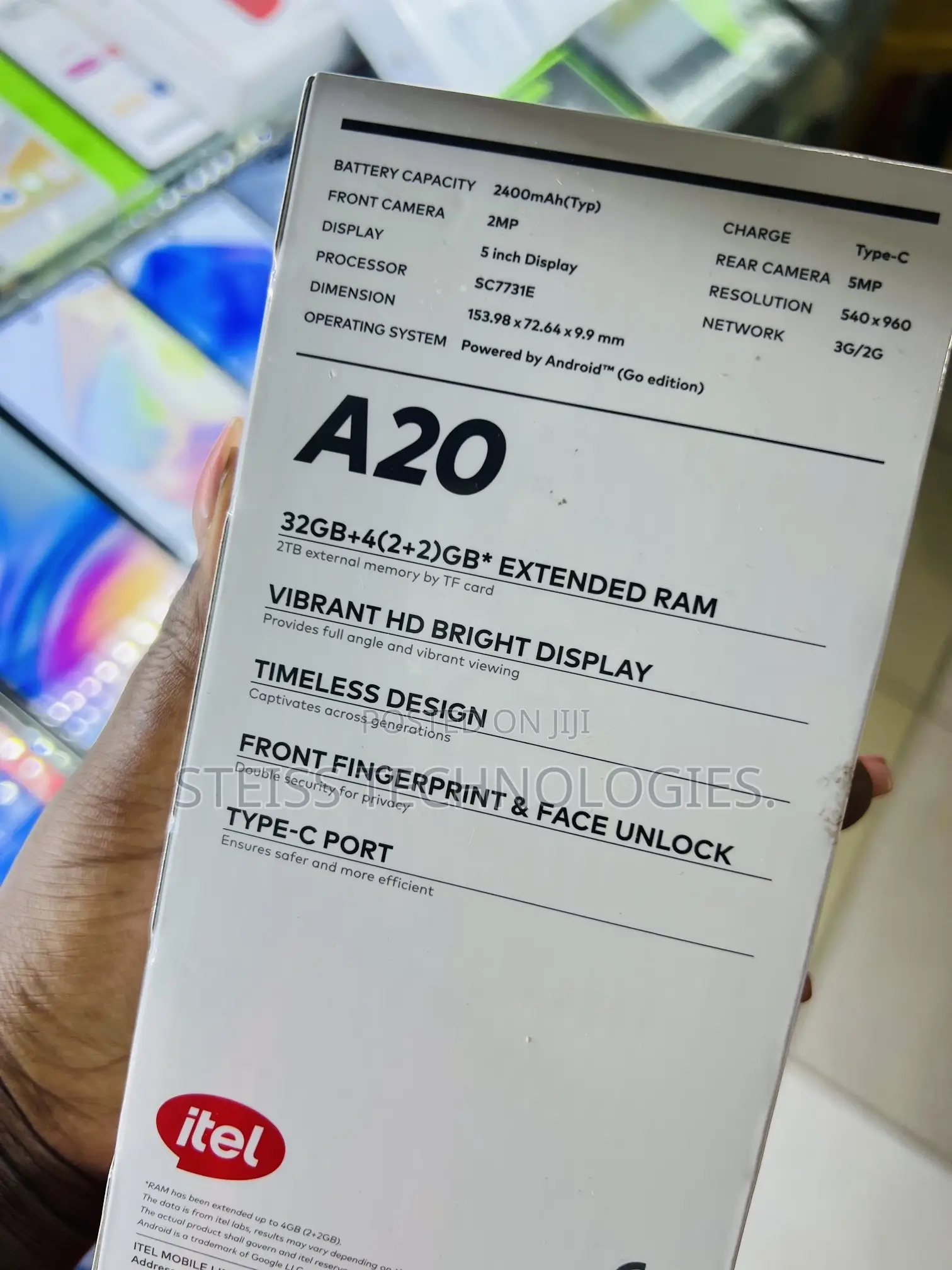 New Itel A04 32 GB Black