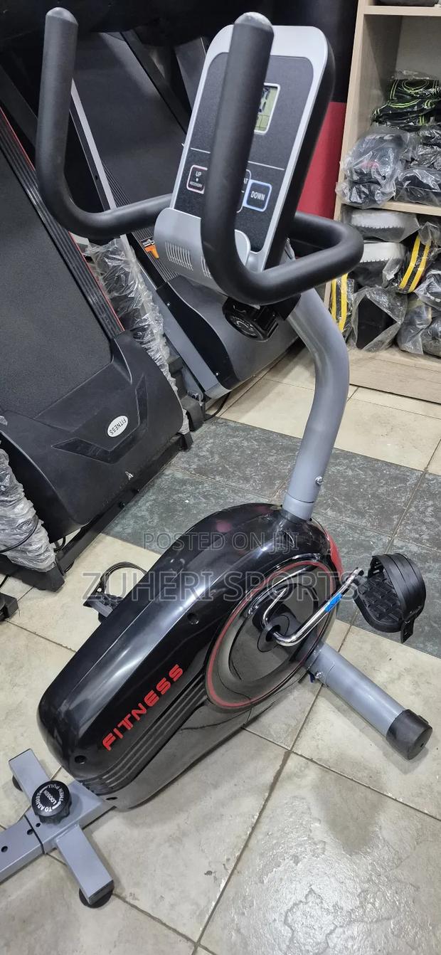 Recumbent Exercise Bike Adjustable Resistance Leg Room - thumbnail 3