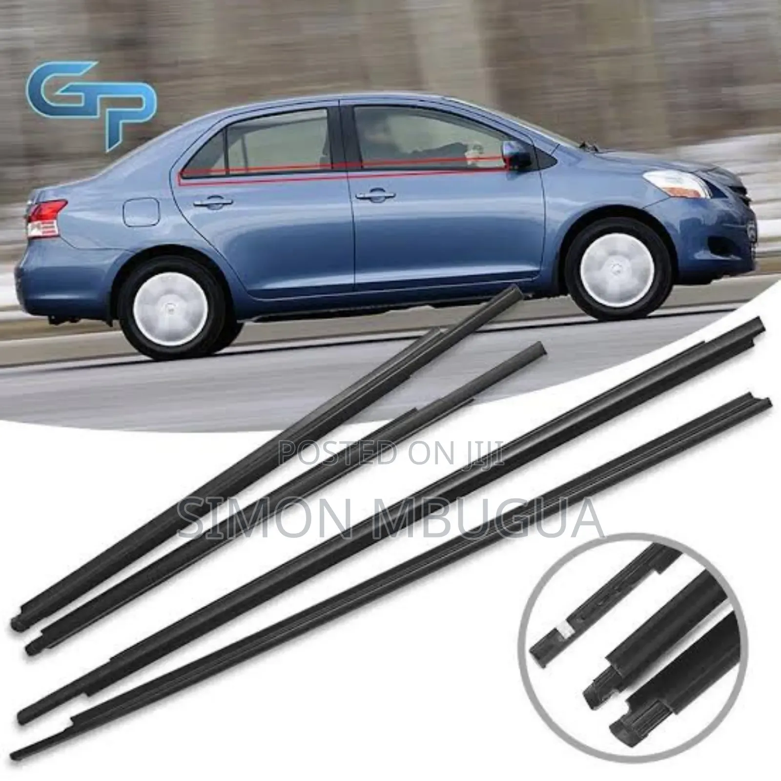 Toyota Belta Weather Strips