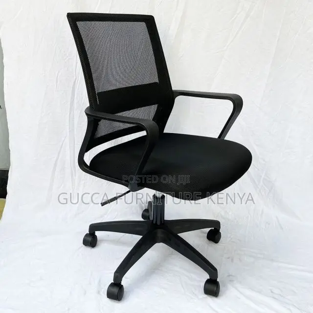 Office Chairs: Mid Back Mesh Back Swivel Leg Office Chair