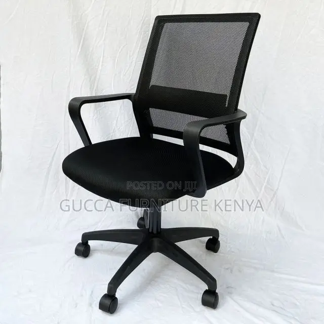 Office Chairs: Mid Back Mesh Back Swivel Leg Office Chair