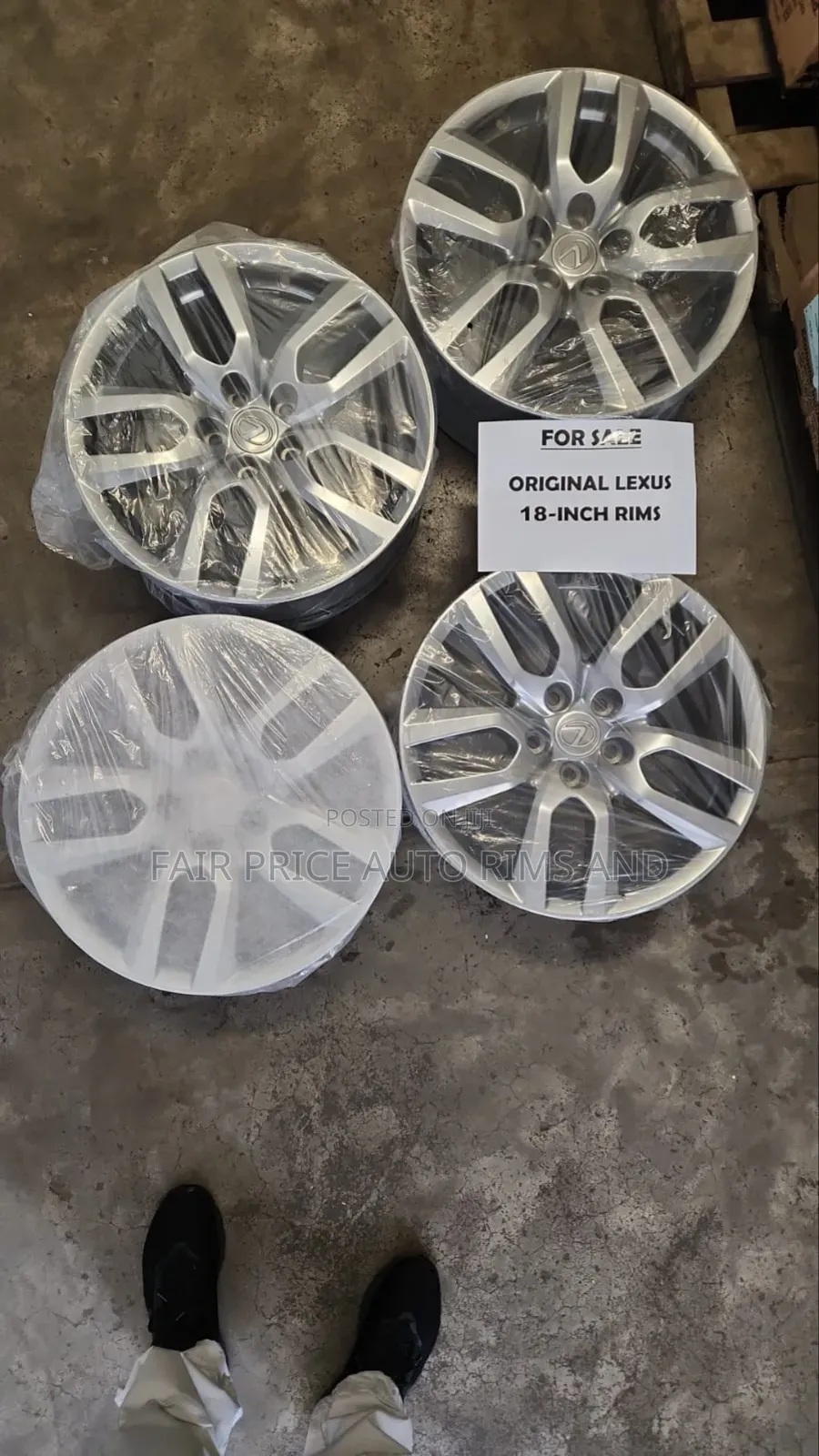 Original Rims For Toyota Lexus Size  17.
