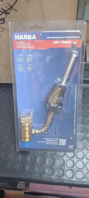 Mapp Gas Hand Torch (Self-Igniting With Spin)