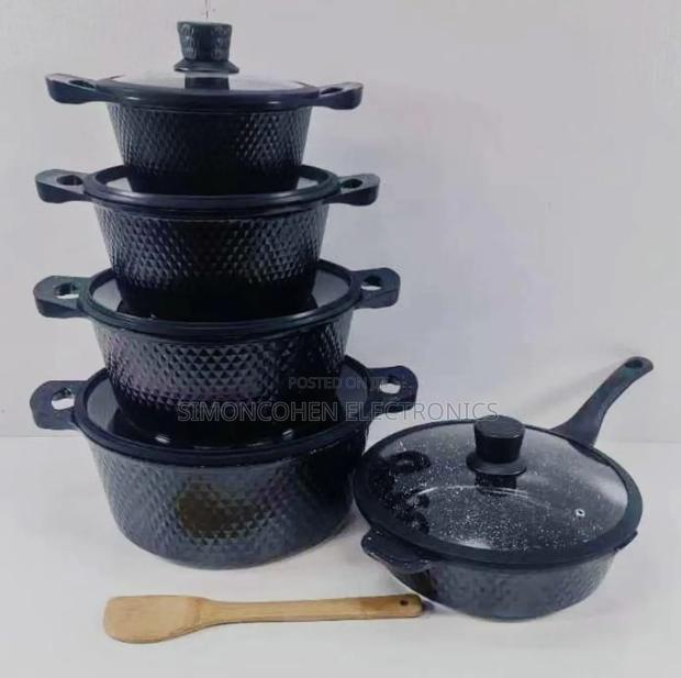 Bosch 11pc Cookware With Silicone Lid Covers - main view