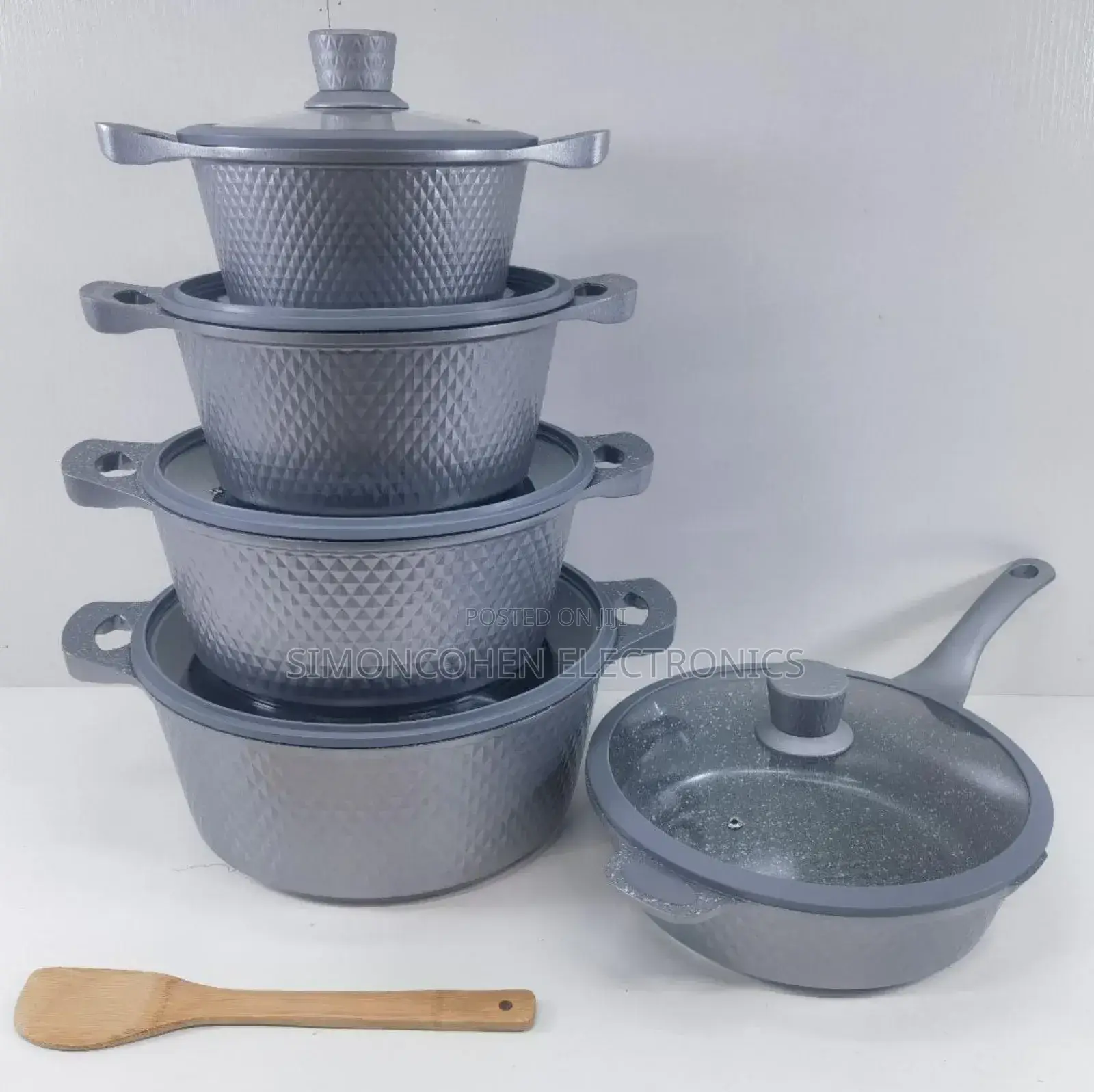 Bosch 11pc Cookware With Silicone Lid Covers