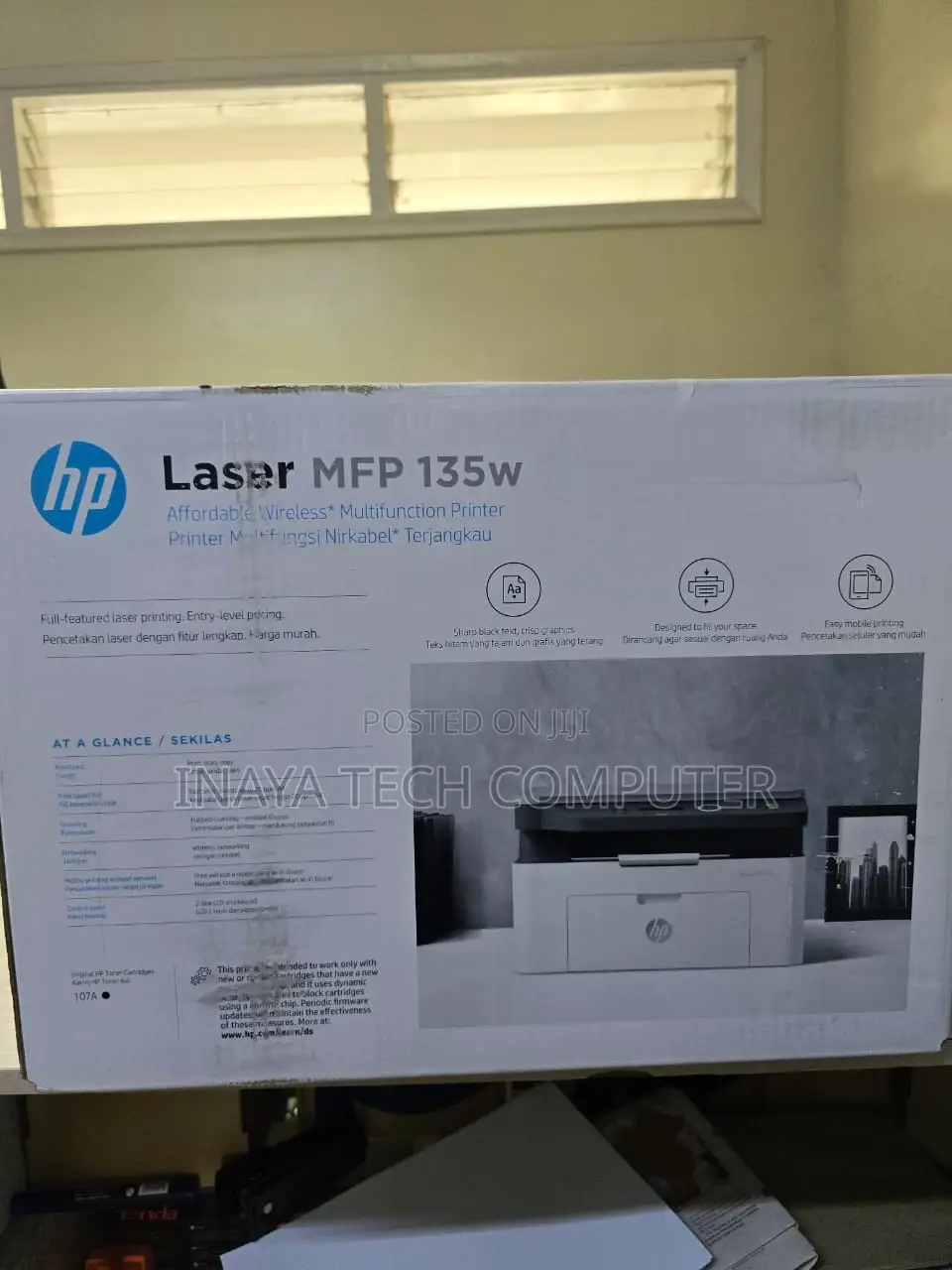 Hp Laserjet MFP 135w Multifunclional Printer