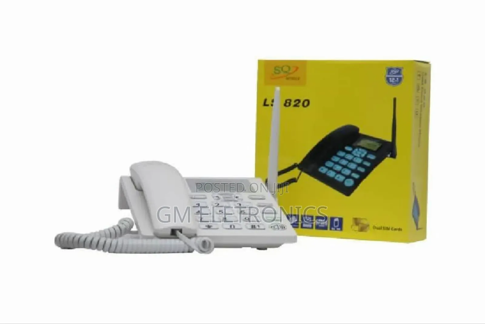 Sq Ls 820 Mobile GSM Wireless Phone Landline-White