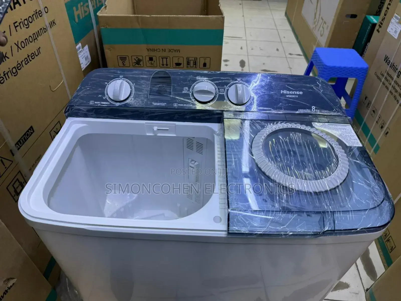 Hisense Washing Machine 8kg Twin Tub