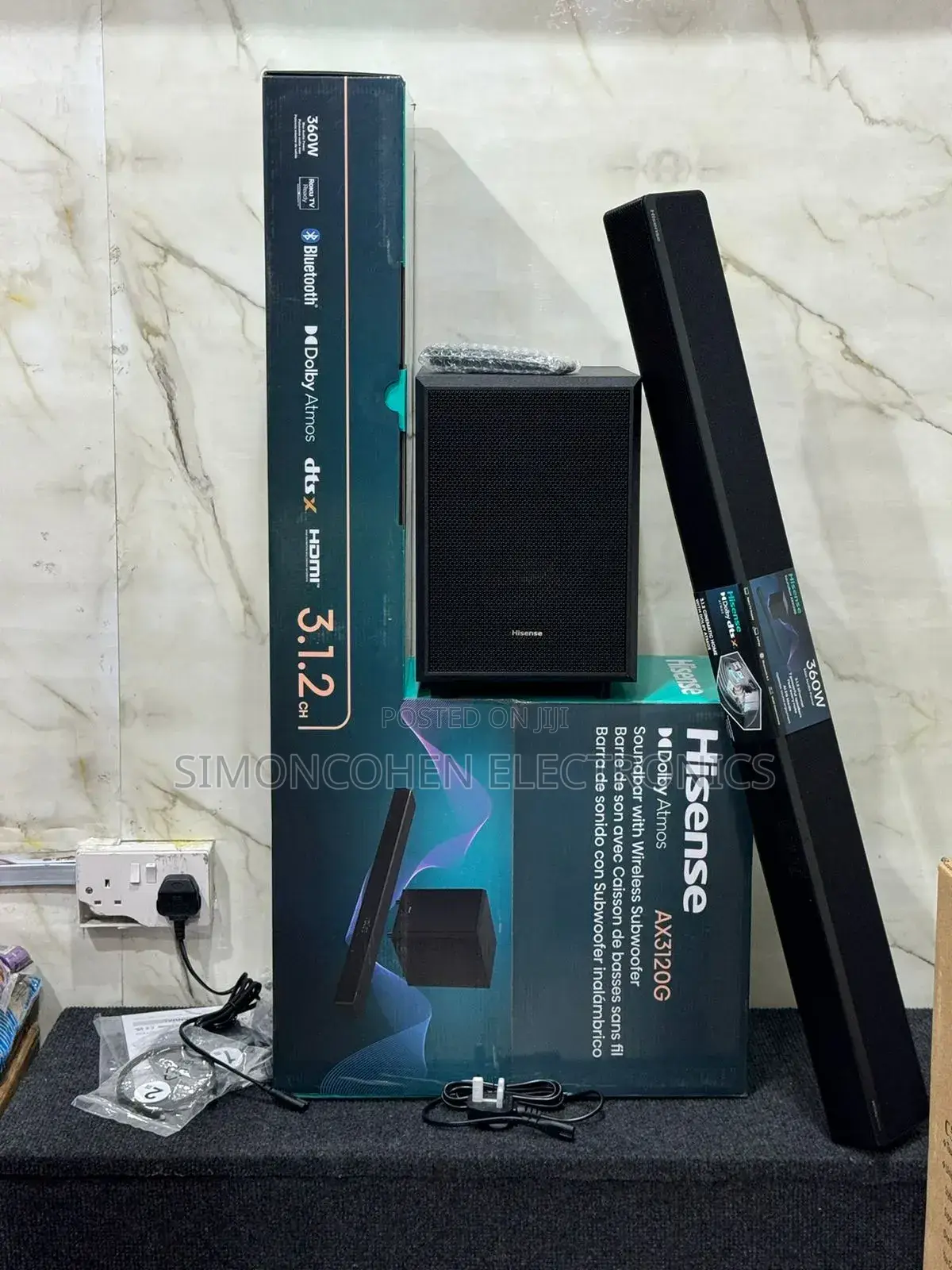 Hisense Soundbar 360w 3.1.2ch Soundbar Ax3120