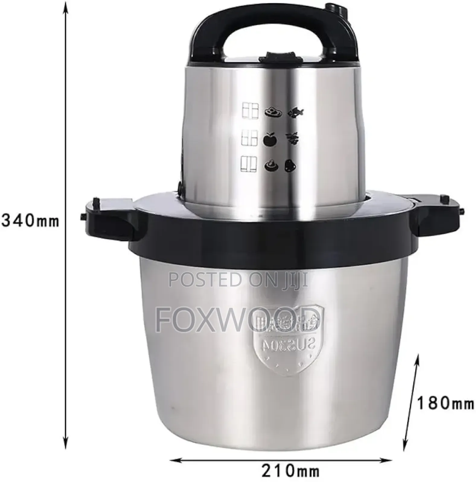 Chopper 1600 Watts, Stainless Steel, 6 Litres