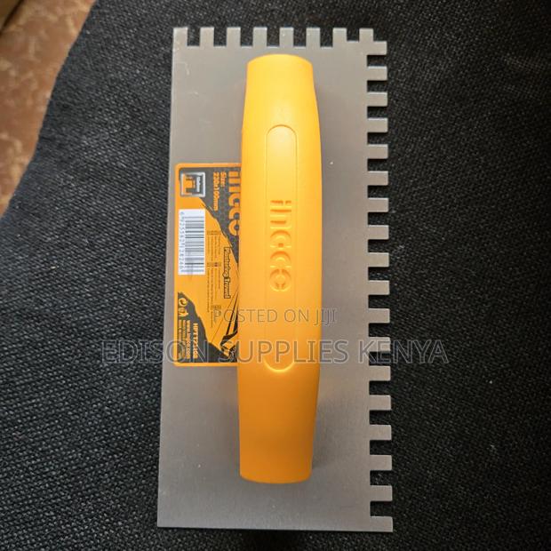 Plaster Trowels With Teeth Ingco Plastering Trowel 230*100mm
