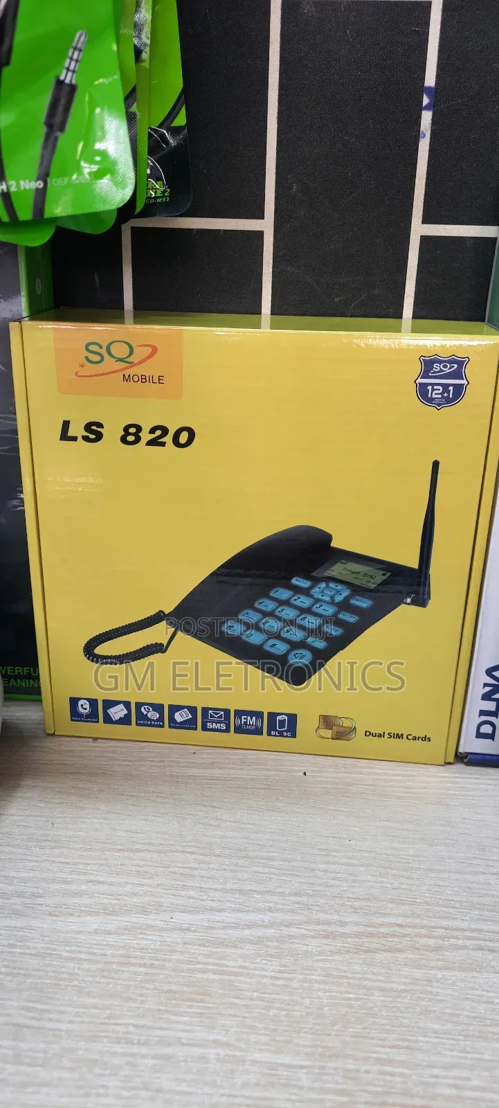 Sq Mobile GSM Fixed Wireless Desktop Phonedual Sim Card Slot