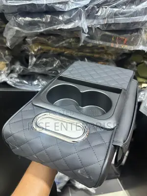 Car Arm Rest Cushion With Cup Holder