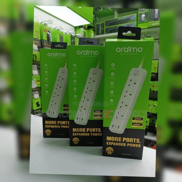 Oraimo Powerhub 2 Ows-U351 250w More Ports Power Extension