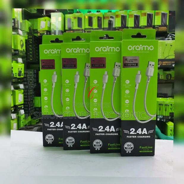 Oraimo iPhone/Lightning Ocd-L53 2.4a Fast Charging Cables - main view