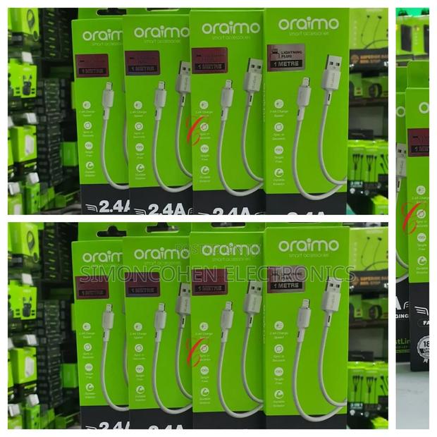 Oraimo iPhone/Lightning Ocd-L53 2.4a Fast Charging Cables - thumbnail 2