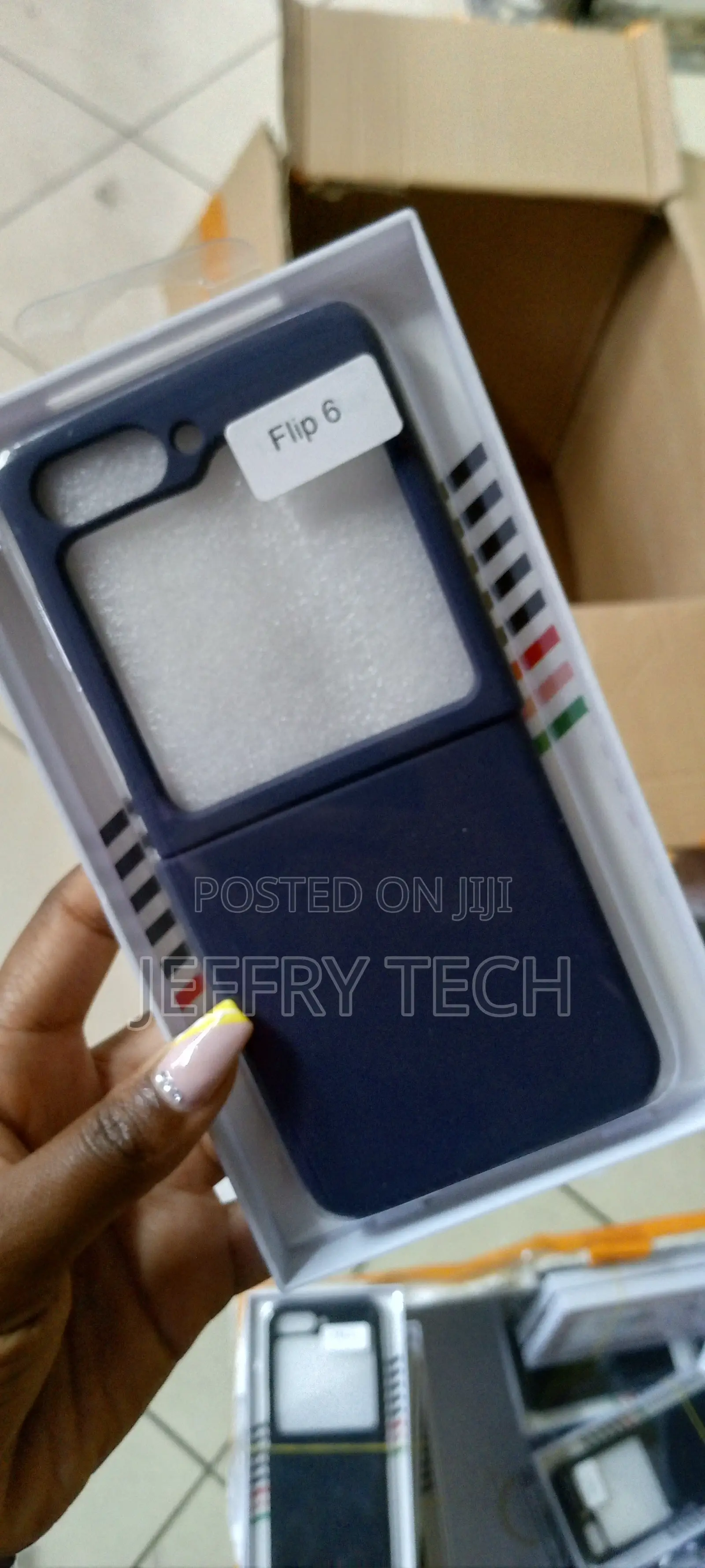 Z Flip 6 Liquid Silicone Case Anti-Scratch Cover -Blue