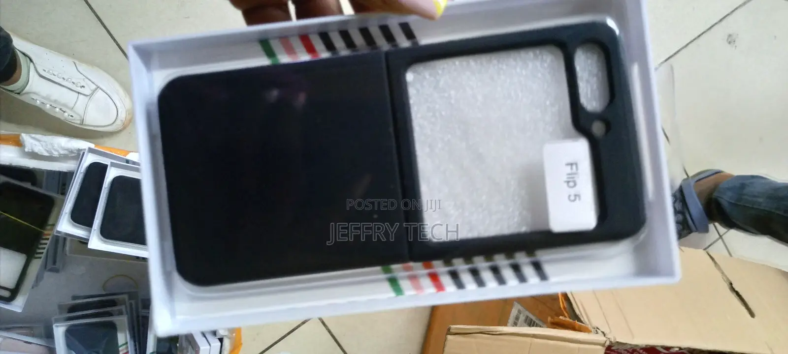 Liquid Silicone Case for Samsung Galaxy Z Flip5 5g =Black