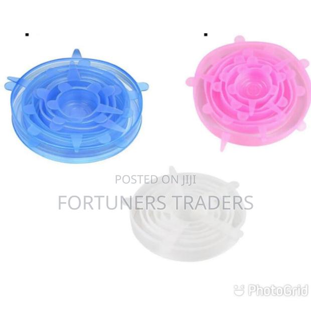 *6 PCS Reusable Silicone Food Covers *