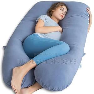 U-Shaped Pregnancy Pillow | Full Body Support | Best Price! Cotton - thumbnail 2