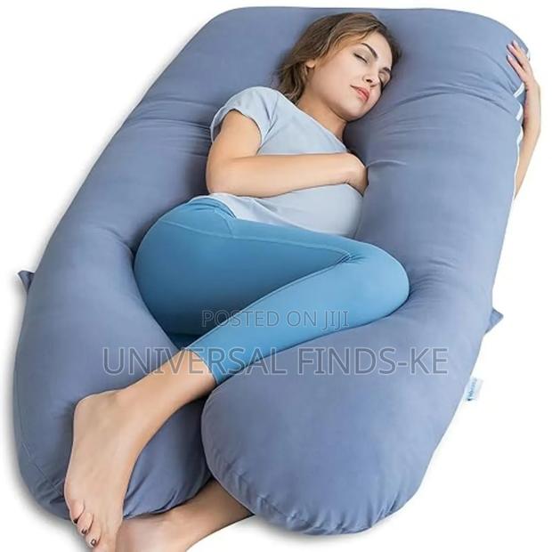 U-Shaped Pregnancy Pillow | Full Body Support | Best Price! Cotton - main view