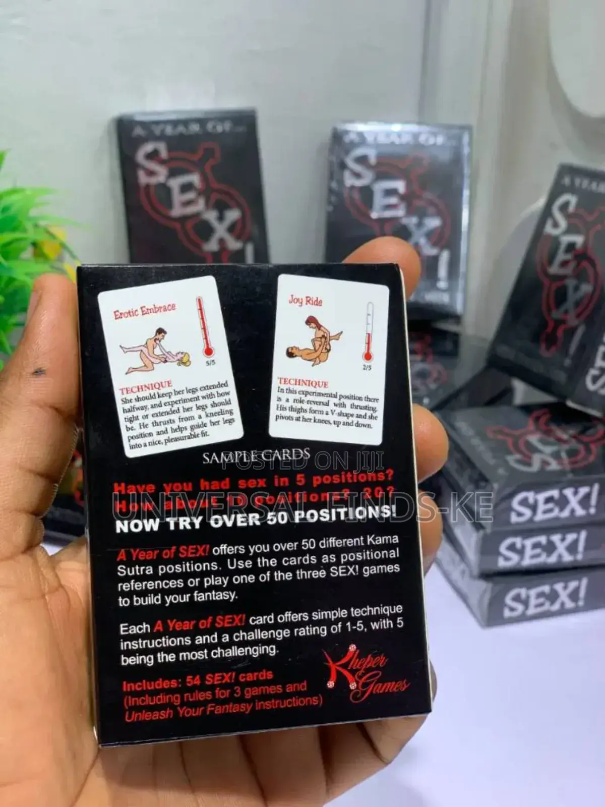 Sex Positions Couple Foreplay Card Game