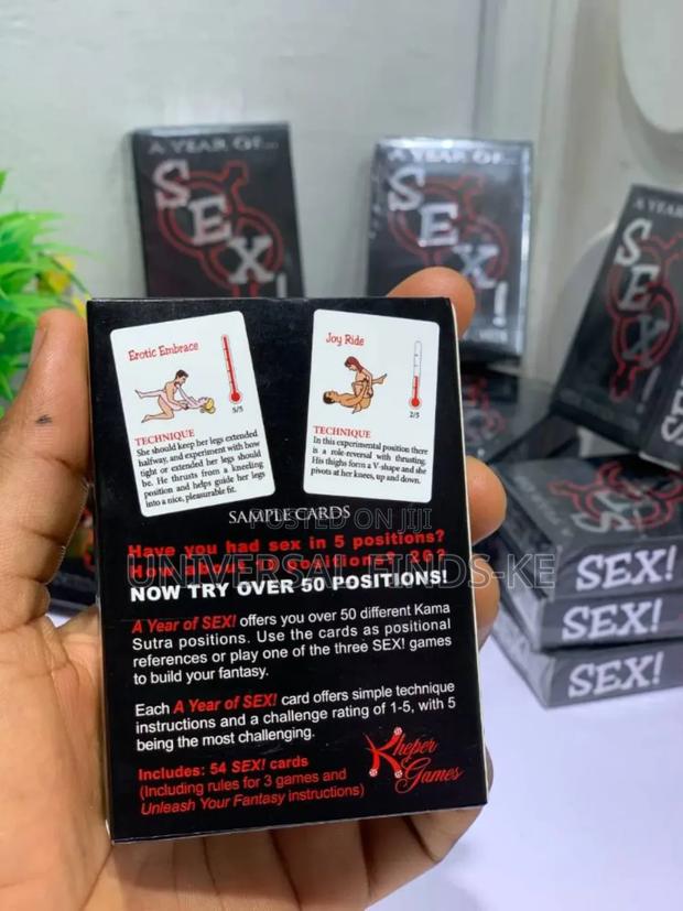 Sex Positions Couple Foreplay Card Game