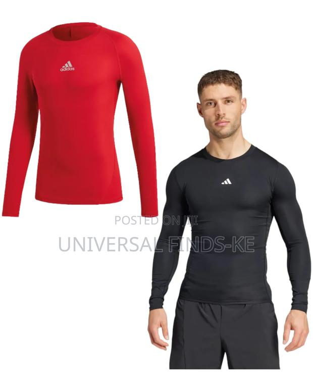 Adidas Compression Long Sleeve Training T_shirt Available - thumbnail 2