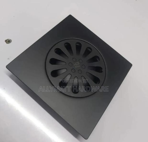 Black Floor Drain - main view