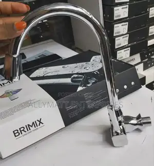 Silver Kitchen Wall Tap