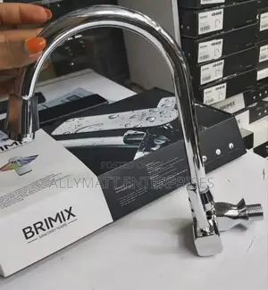 Silver Kitchen Wall Tap