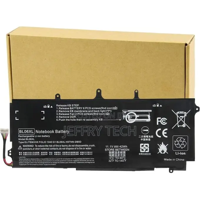 Hp Brand New Elitebook Folio 1040 G1/G2 Laptop Battery Bl06x
