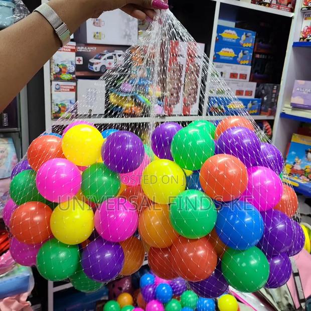 50pcs Small Size Softball Set Pack Colourful Balls - main view