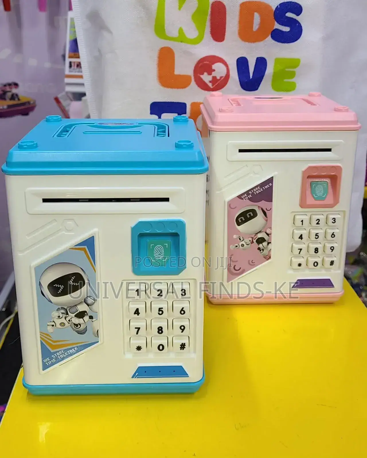 Kids Atm Savings Kids/Children Piggy Bank With Fingerprint