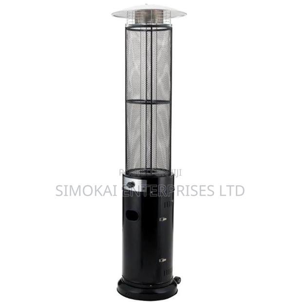 Cylindrical Black Flame Heater