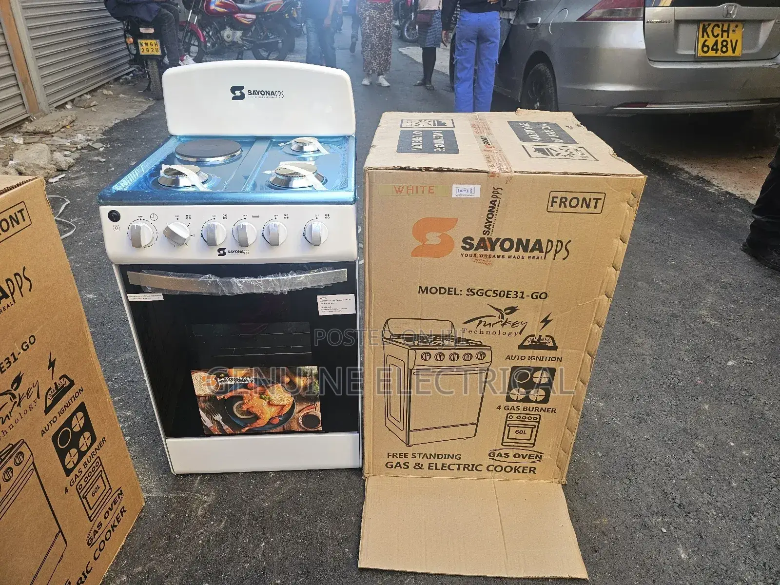 Sayona Standing Cooker 3+1