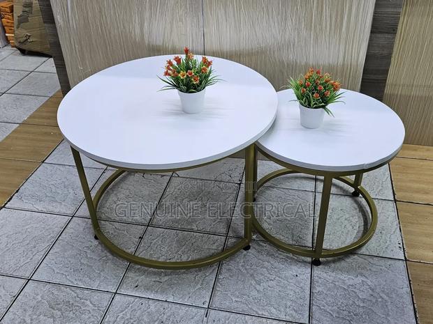 White Nesting Table - main view