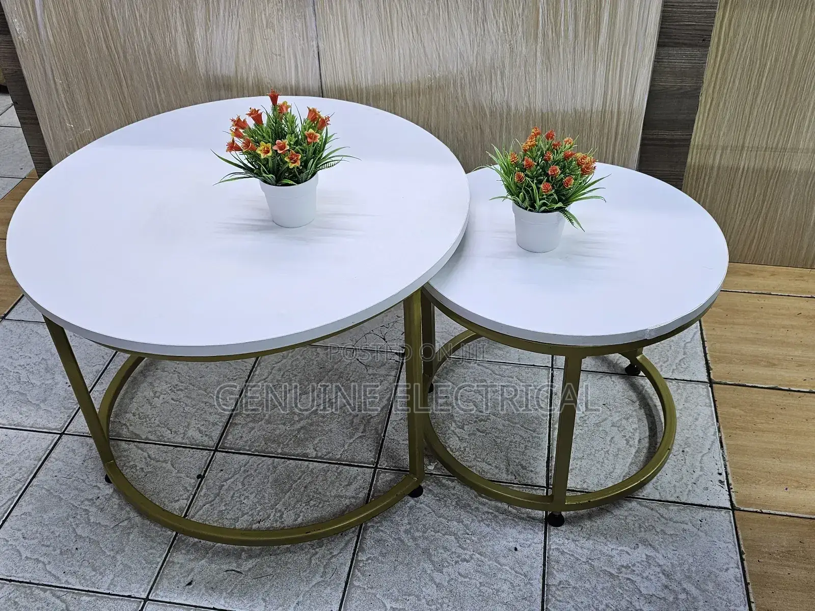 White Nesting Table