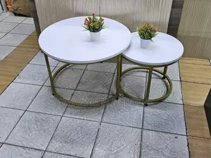 White Nesting Table