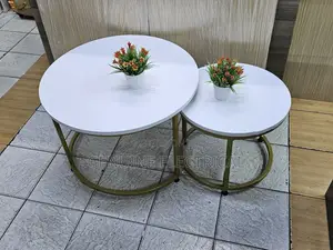 White Nesting Table