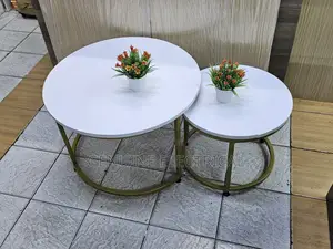 White Nesting Table