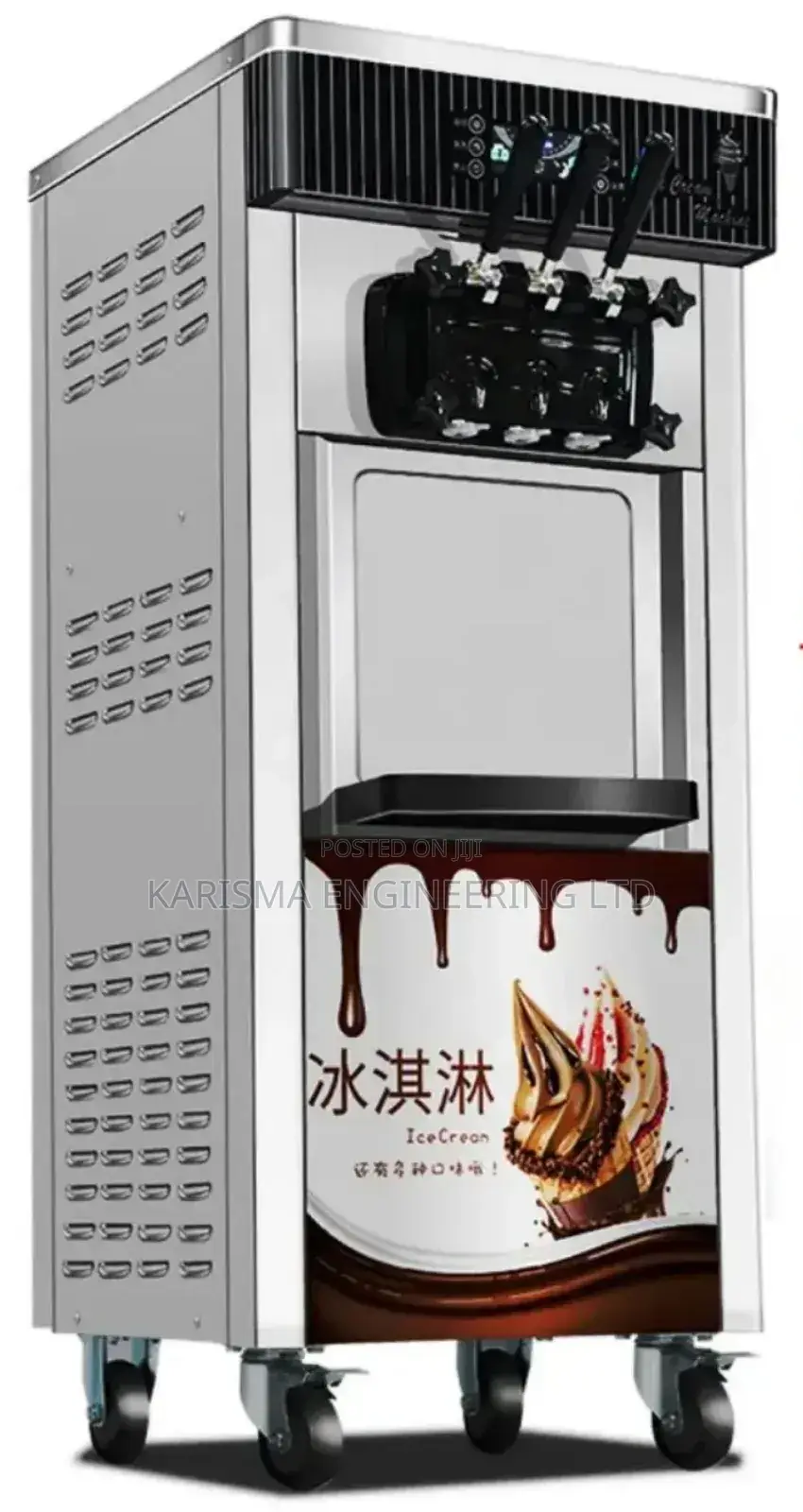 Soft and Hard Ice Cream Maker Machine