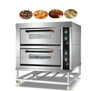 Double Deck Four Trays Gas Oven
