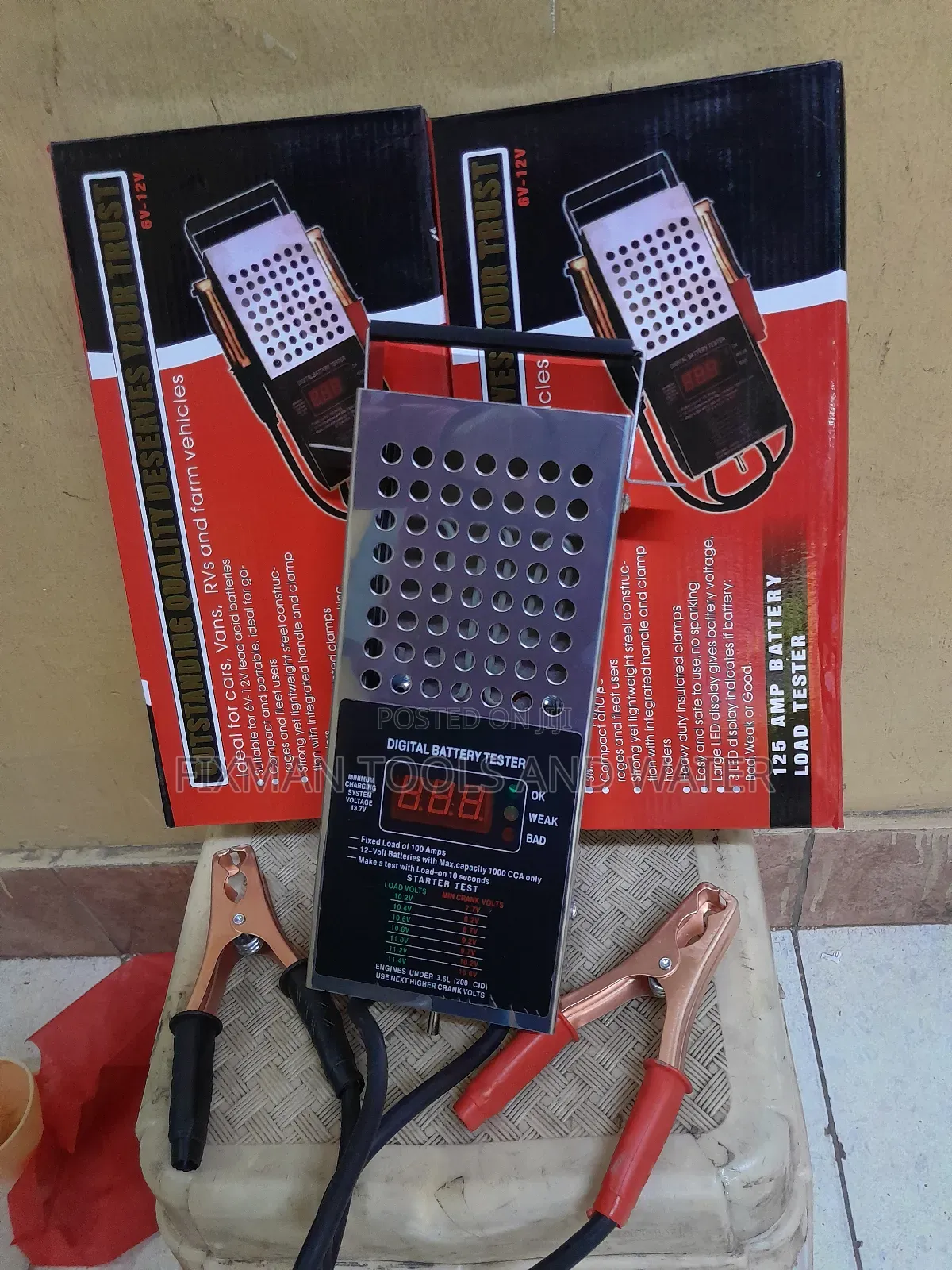 Accurate Battery Load Tester 128 Amps