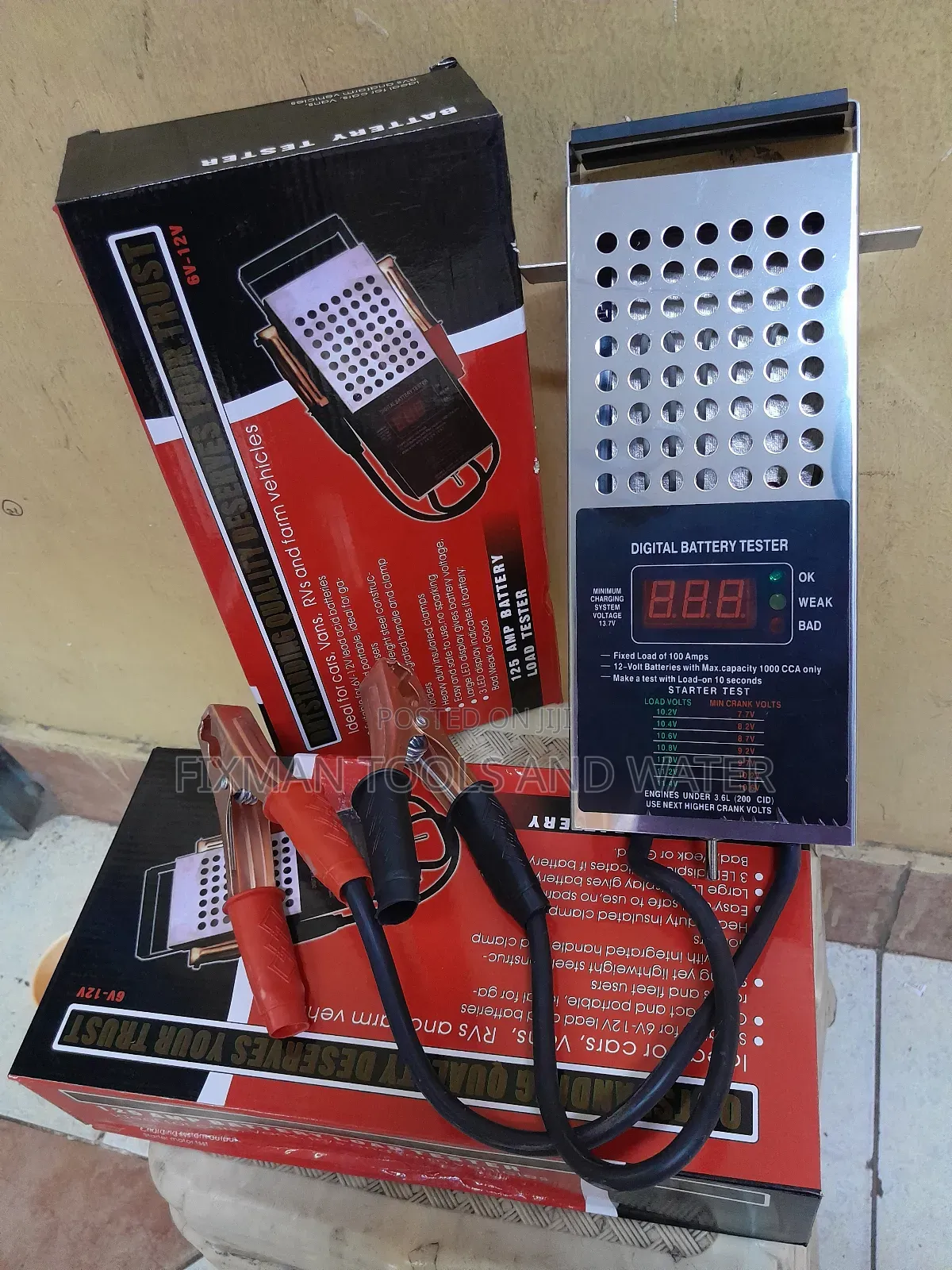 Accurate Battery Load Tester 128 Amps
