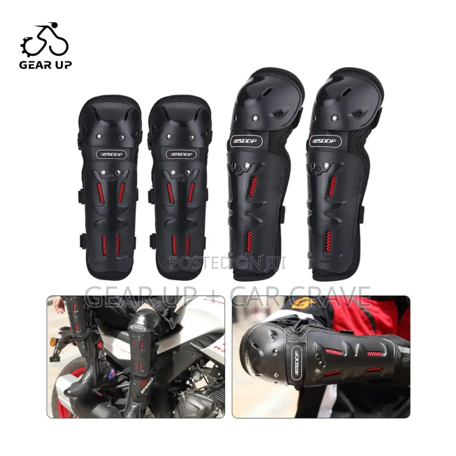 Motorbike Gear
For Rider Elbow and Knee Guard Protection
